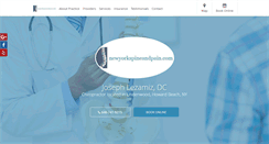 Desktop Screenshot of newyorkspineandpain.com